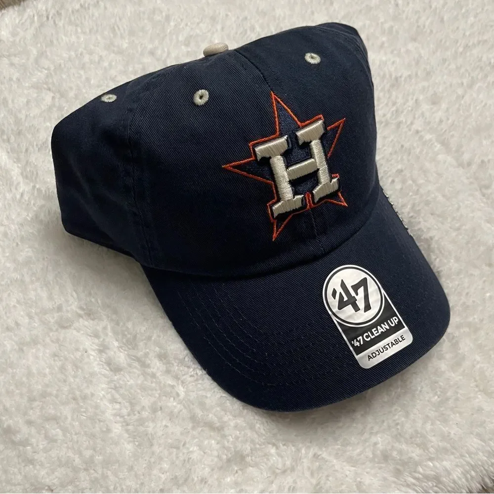 Houston Astros Hat Cap 47 Franchise Fitted Mens Navy Blue